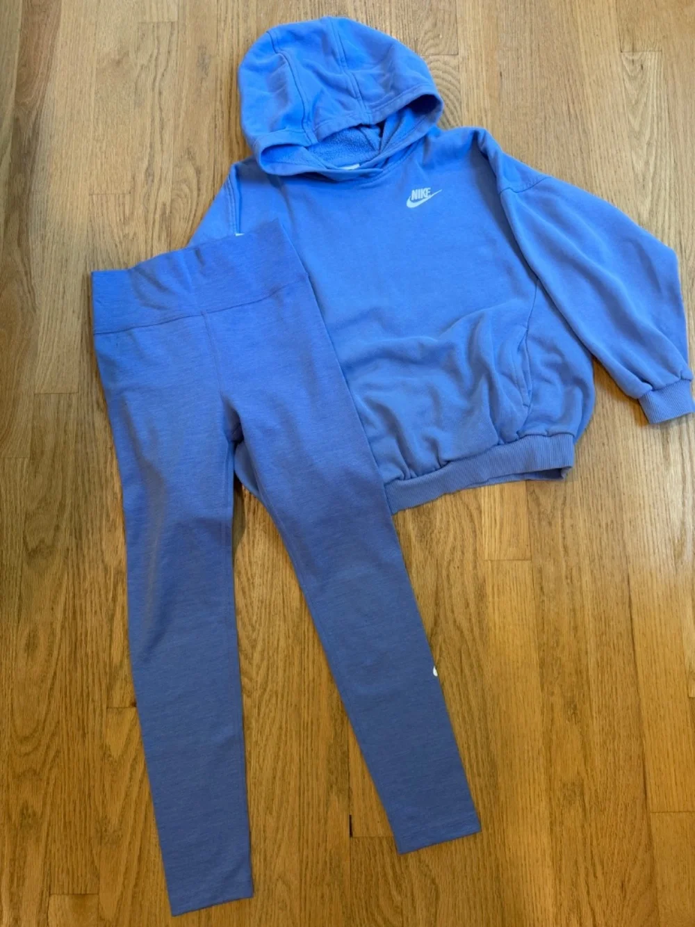 Kids Nike Hoodie and Pants Set Blue Medium - Picture 4 of 7